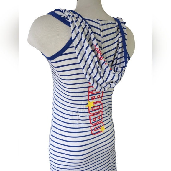 LALABOBO striped maxi dress with bling size large - Picture 5 of 6